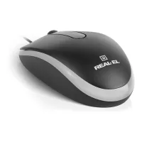 Мишка REAL-EL RM-215 USB Black/Gray (EL123200037) - 3