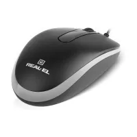 Мишка REAL-EL RM-215 USB Black/Gray (EL123200037) - 6