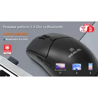 Мишка REAL-EL RM-460W Wireless/Bluetooth Black (EL123200048) - 12