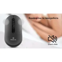 Мишка REAL-EL RM-470W Wireless/Bluetooth Dark Gray (EL123200049) - 12