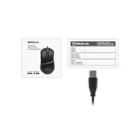 Мишка REAL-EL RM-530 USB Black (EL123200053) - Зображення 11