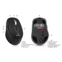 Мишка REAL-EL RM-380W Wireless Black (EL123200057) - 10