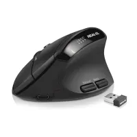 Мишка REAL-EL RM-490W Wireless/Bluetooth Black (EL123200058) - 2