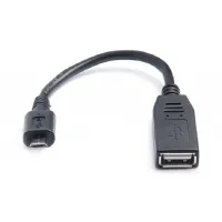 Перехідник OTG USB 2.0 AF to Micro 5P 0.1m REAL-EL (EL123500014) - 2