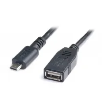Перехідник OTG USB 2.0 AF to Micro 5P 0.1m REAL-EL (EL123500014) - 1