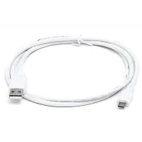 Дата кабель USB 2.0 AM to Micro 5P 0.6m Pro white REAL-EL (EL123500022) - 1