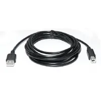 Кабель для принтера USB 2.0 AM/BM 3.0m Pro black REAL-EL (EL123500027) - 2