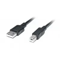 Кабель для принтера USB 2.0 AM/BM 3.0m Pro black REAL-EL (EL123500027) - 1