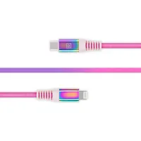 Дата кабель USB-C to Lightning 1.0m MFI Rainbow REAL-EL (EL123500054) - 4