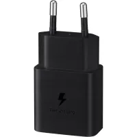 Зарядний пристрій Samsung USB-С 15W Black (EP-T1510NBEGEU) - 1