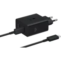 Зарядний пристрій Samsung 50W 2xUSB-С + cableUSB-C to USB-C 1.8m black (EP-T5020XBEGEU) - 4