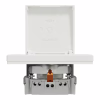 Розетка Schneider Electric ASFORA з кришкою, біла (EPH3100121) - Image 6