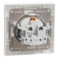 Розетка Schneider Electric ASFORA з кришкою, біла (EPH3100121) - Image 7