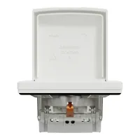 Розетка Schneider Electric ASFORA з кришкою IP44, біла (EPH3100321) - 6