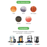 Пластик для 3D-принтера eSUN ePLA-Silk metal color, 1,75мм, 1кг, copper (ePLA-Silk-P175CO1) - 3