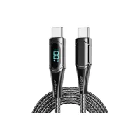 Дата кабель USB-C to USB-C 2.0m 100W Digital Display black Essager (ES-XCTT1-YDA01) - 1