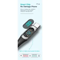 Дата кабель USB-C to USB-C 2.0m 100W Digital Display blue Essager (ES-XCTT1-YDA03) - 11