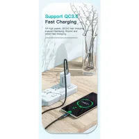 Дата кабель USB-C to USB-C 2.0m 100W Digital Display blue Essager (ES-XCTT1-YDA03) - 7