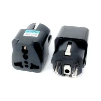 Перехідник US/UK/AU to EU Dynamode (EU Adapter black) - 3