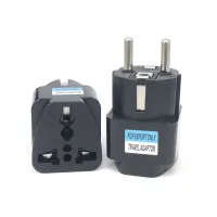 Перехідник US/UK/AU to EU Dynamode (EU Adapter black) - 4