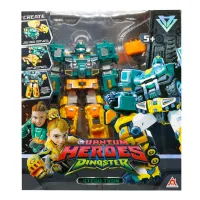 Трансформер Dinoster Стего Трон (2 машини, динозаври) (EU580804) - Зображення 9