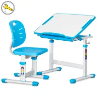 Парта со стулом Evo-kids Ergo Blue (Evo-05 Ergo BL) - Изображение 1