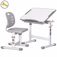 Парта со стулом Evo-kids Ergo Grey (Evo-05 Ergo G) - Image 1