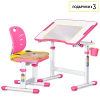 Парта зі стільцем Evo-kids Pink (Evo-07 Ergo PN) - 3
