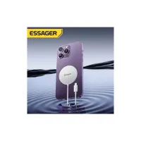 Зарядное устройство Essager 2-in-1 wireless charger 15W white (EWXCX-CF02-Z) - Изображение 3