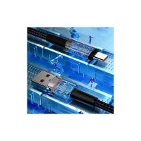 Дата кабель USB 2.0 AM to USB-C 3.0m 100W black Essager (EXC7A-CGC01-P) - Изображение 6