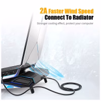 Дата кабель USB 3.0 AM/AM 2.0m 5Gbps black Essager (EXCAA-YTD01) - Image 4