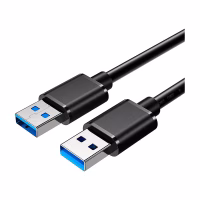Дата кабель USB 3.0 AM/AM 2.0m 5Gbps black Essager (EXCAA-YTD01) - Image 1