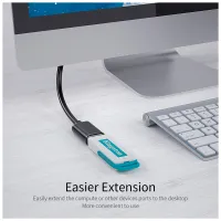 Дата кабель USB 3.0 AM/AF 1.5m Essager (EXCAM-YTA01) - Изображение 6