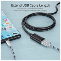 Дата кабель USB 3.0 AM/AF 1.5m Essager (EXCAM-YTA01) - Изображение 7