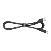 Дата кабель USB 2.0 AM to USB-C 0.25m black Essager (EXCT-LSB01) - 2