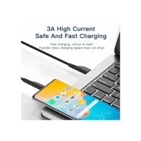 Дата кабель USB 2.0 AM to USB-C 0.25m black Essager (EXCT-LSB01) - 5