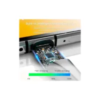 Дата кабель USB 2.0 AM to USB-C 3.0m black Essager (EXCT-LSC01) - 4