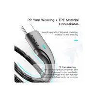 Дата кабель USB 2.0 AM to USB-C 3.0m black Essager (EXCT-LSC01) - 7