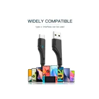 Дата кабель USB 2.0 AM to USB-C 3.0m black Essager (EXCT-LSC01) - 9