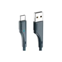 Дата кабель USB 2.0 AM to USB-C 3.0m black Essager (EXCT-LSC01) - 1