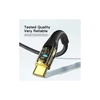 Дата кабель USB 2.0 AM to USB-C 2.0m 7A black Essager (EXCT-XJA01-P) - 10