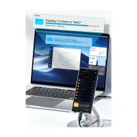 Дата кабель USB 2.0 AM to USB-C 1.0m 7A LED black Essager (EXCT-XY01-P) - 5