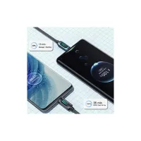 Дата кабель USB 2.0 AM to USB-C 2.0m 7A LED black Essager (EXCT-XYA01-P) - 3