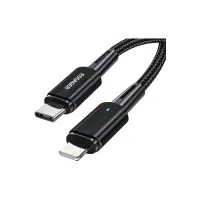 Дата кабель USB-C to Lightning 2.0m 20W black Essager (EXCTL-CGA01) - 2