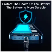 Дата кабель USB-C to Lightning 2.0m 20W Digital Display black Essager (EXCTL-YDA01) - Изображение 4