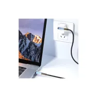 Дата кабель USB-C to USB-C 2.0m 100W 90° corner black Essager (EXCTT1-CGWTA01) - 3