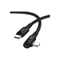 Дата кабель USB-C to USB-C 3.0m 100W 90° corner black Essager (EXCTT1-CGWTC01) - 1