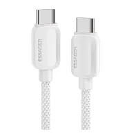 Дата кабель USB-C to USB-C 2.0m 100W white Essager (EXCTT1-WLA02-P) - 1