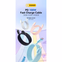 Дата кабель USB-C to USB-C 2.0m 100W blue Essager (EXCTT1-WLA03-P) - Image 2