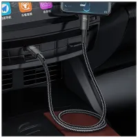 Дата кабель USB-C to USB-C 1.0m 100W black Essager (EXCTT1-XC01) - Зображення 2